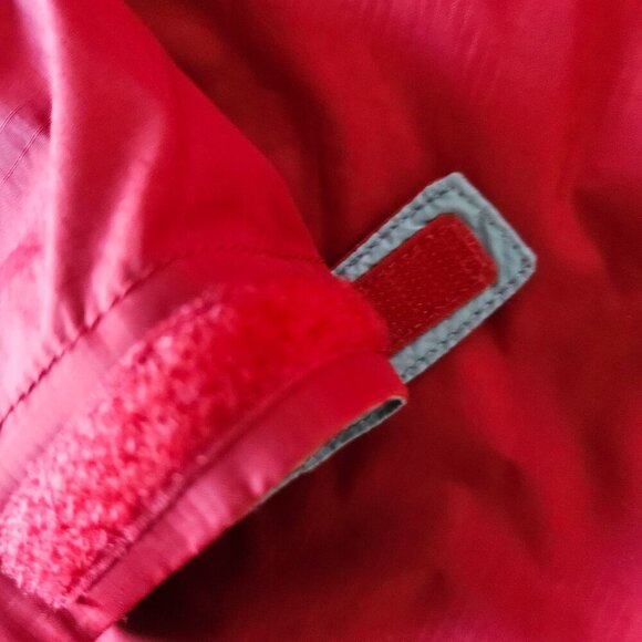 Marmot PreCip Womens Red Hooded Rain Jacket Windbreaker Gorpcore Light Size M - Picture 11 of 16